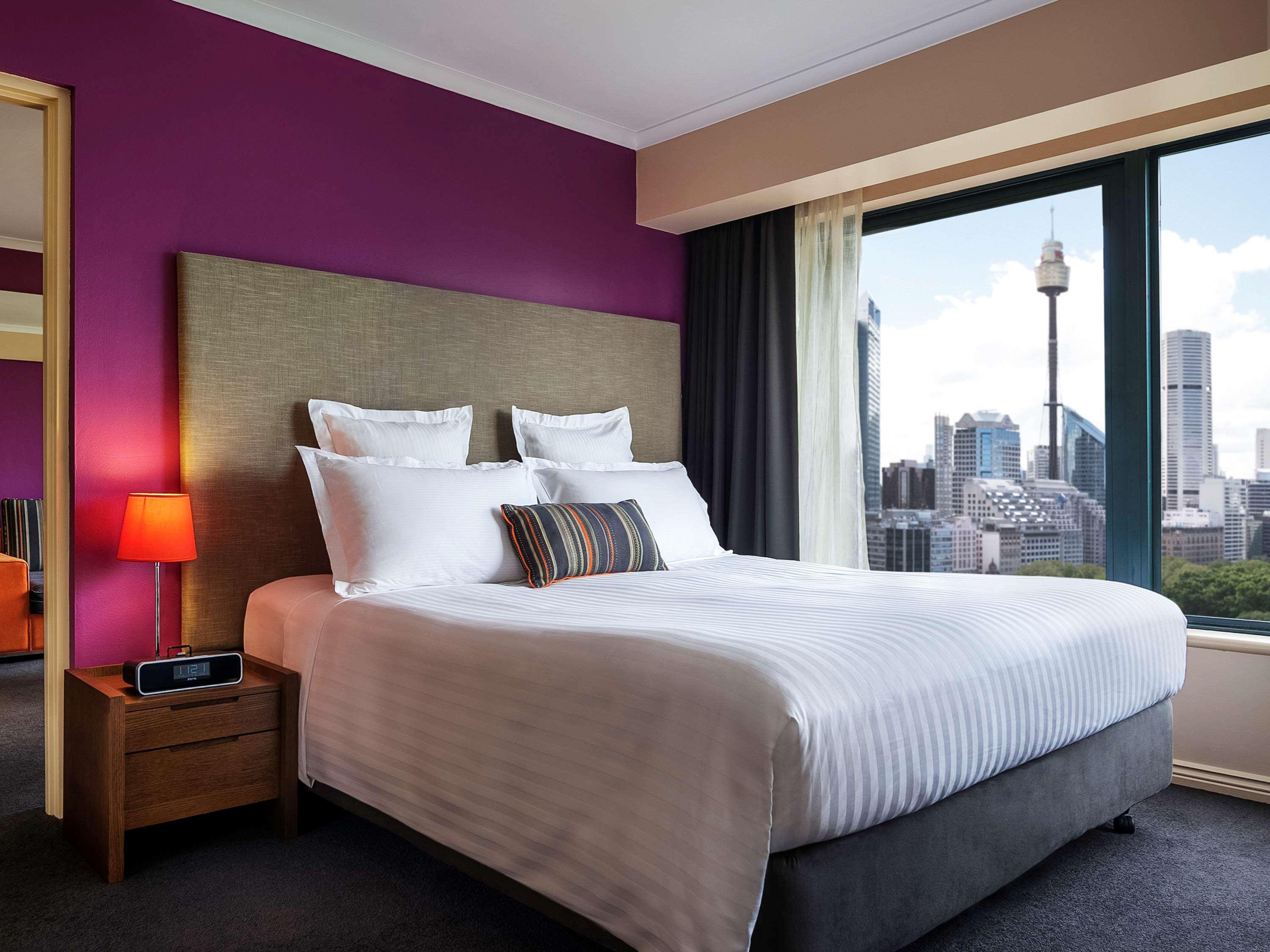 Hotel Pullman Sydney Hyde Park Zewnętrze zdjęcie A bedroom at the hotel